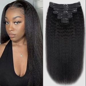 Kinky Straight Clip-ins