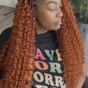 #350 Coloured Crochet Hair